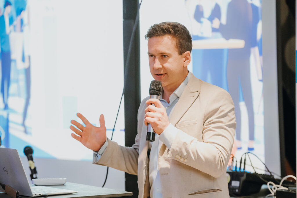Stephan Ifkovits beim Talent Garden 2025 von PRVA, OBSERVER und WUMA